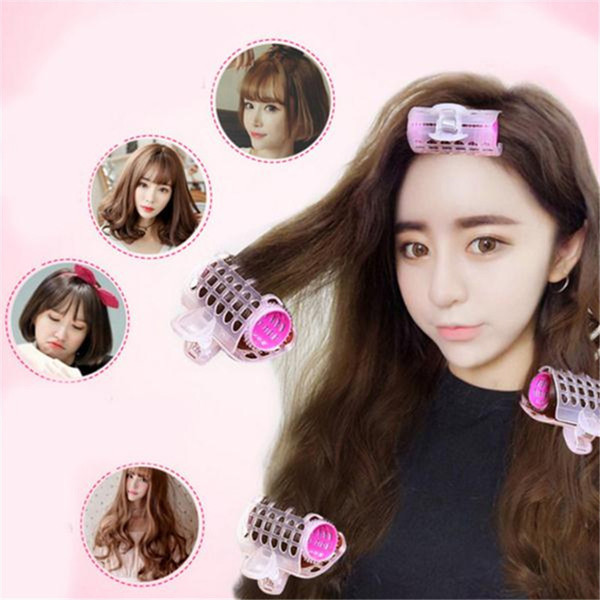 3pcs/set Plastic Hair Curler Roller Large Grip Styling Roller Curlers Magic Hair Curlers Tools Styling Home Use Hair Rollers