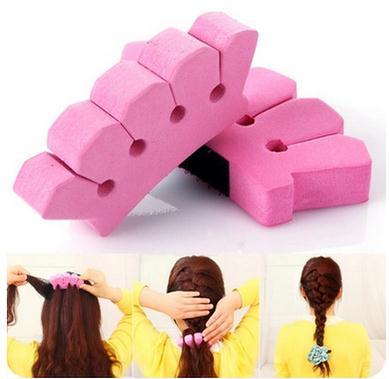 Hair Braider Hair Clip Trenzador De Pelo Haire Styles Fashion Styling Hair Style Braided Diy Sponge