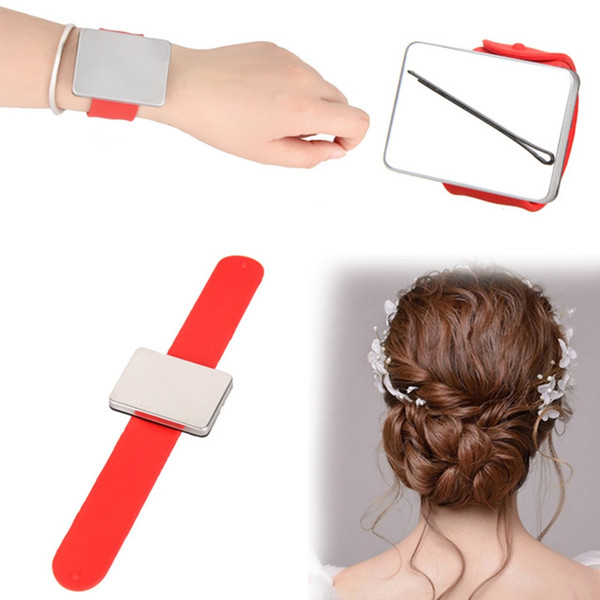 Salon Hairdressing Accessories Magnetic Hair Grip Bracelet Wrist Band Belt Hair Clips Holder(Random) Styling Tools