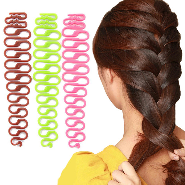 Hot Fashion Professional DIY Women Hair Braiding Tool Girls Centipede Braider Magic Hair Twist Hair Styling