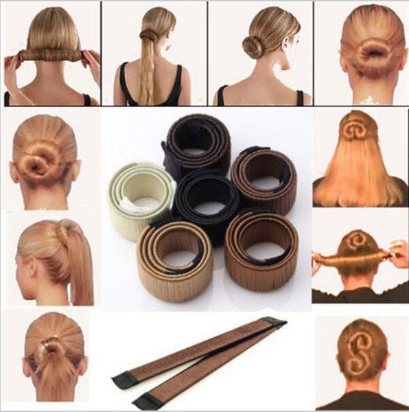 DIY Tool Hair Synthetic Wig Donuts Bud Head Band Ball French Twist French Magic Bun Maker Sweet Hair Braiders YYA231