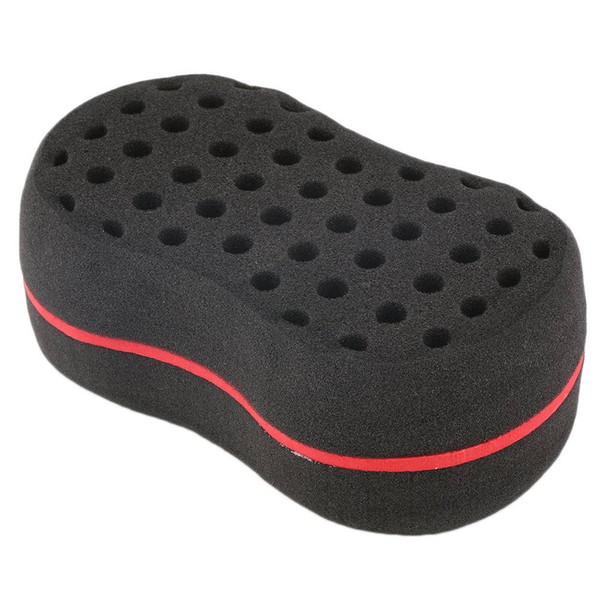 Multiholes Barber Hair Brush Oval Sponge Locking Twist Coil Afro Curl Wave 2018 New Arrival High Quality