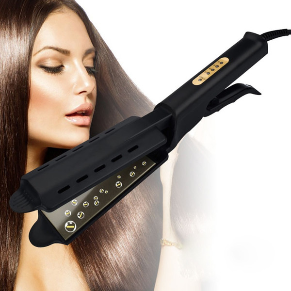 Hair Straightener Four-gear temperature adjustment Ceramic Tourmaline Ionic Flat Iron Hair Straightener For Women hair