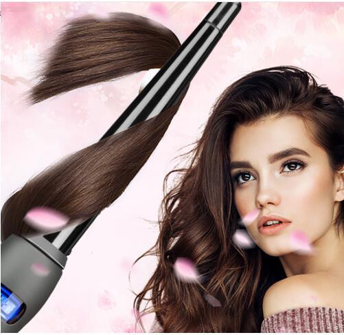 Ceramic Styling Tools Blue LCD Professional Hair Curling Iron Digital Hair Curler Roller Hair Waver Magic Curling Wand Irons