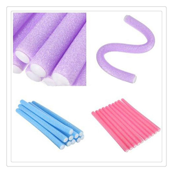 Curling Irons 10Pcs Curler Foam Bendy Twist Curls Tool DIY Styling Tools Hair Rollers Hairstyle Curls Styling Kit Hair Products