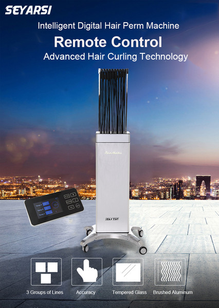 New Arrival Remote controlled hair perm machine, hot perm machine, digital perm machine, color silver