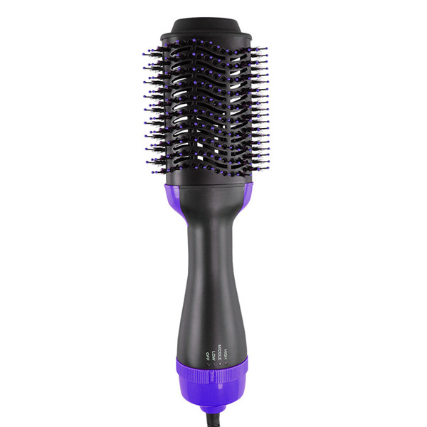 Multifunctional hot air comb negative ion hair straightener hair