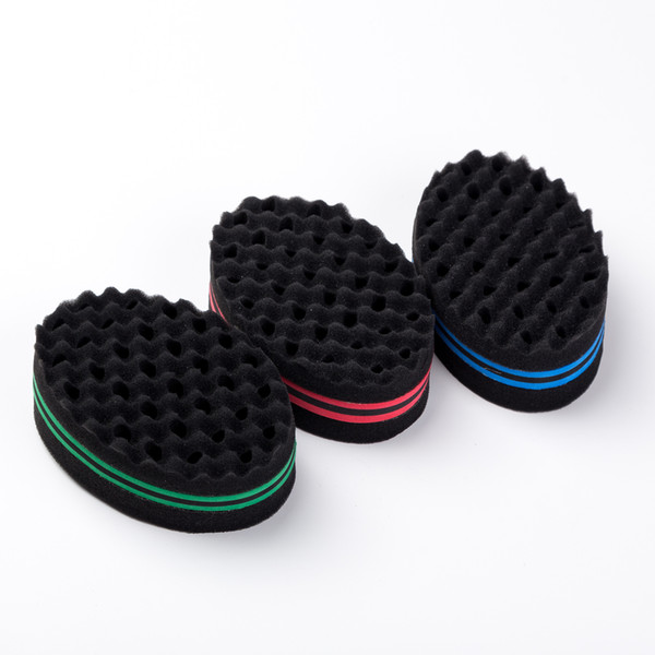 Practical Wave Barber Sponge Hair Brush For Dreads Afro Locs Twist Curl Coil Hair