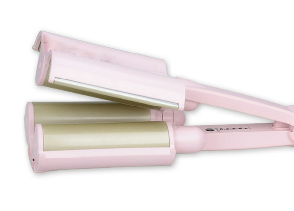 Large egg rolls three heads of curling irons ceramic three wave tubes curling sticks egg rolls curling irons New Arrival