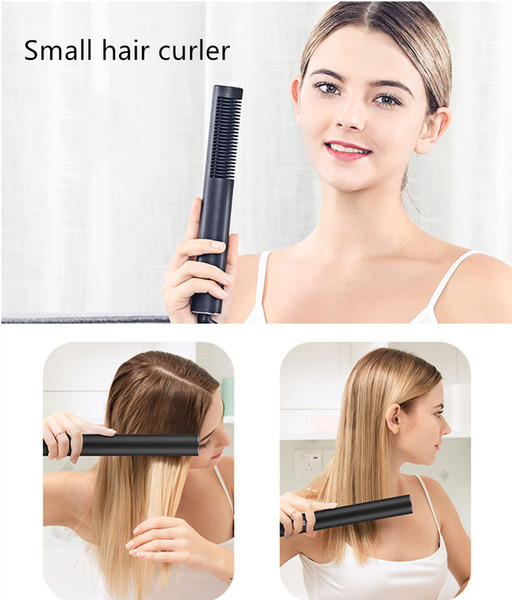 Curling iron straight volume two electricity splint ceramic electric rods small hair curler lazy hair comb KD - 383,Send a Gift.