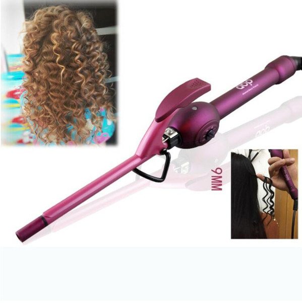 9mm curling iron hair curler professional hair curl irons curling wand roller rulos krultang magic care beauty styling tools