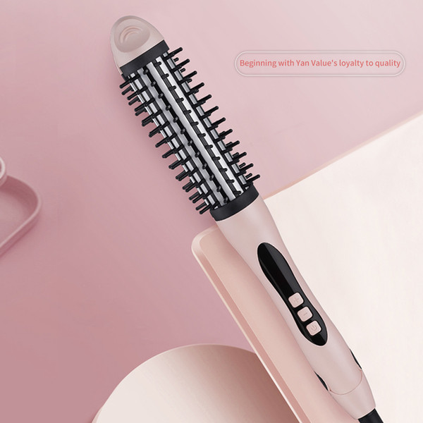 New double purpose straight hair comb and double combination vertical hair hairpin multifunctional straightening splint hairdressing and cur