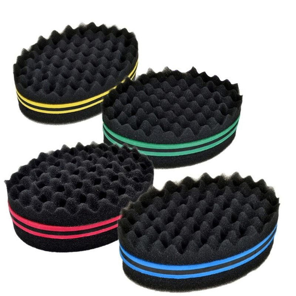 Practical Wave Barber Sponge Hair Brush For Dreads Afro Locs Twist Curl Coil Hair