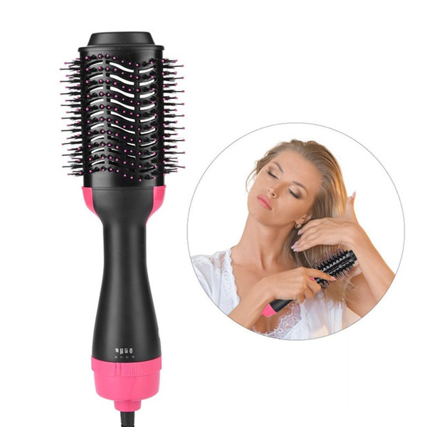 2 in 1 Multifunctional Hair Dryer & Rotating Hair Brush Roller Rotate Styler Comb Styling Straightening Curling Iron ,hot air comb