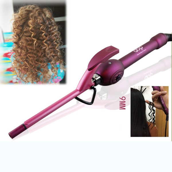 9mm CurlingIron Hair Curler Professional Hair curl Irons Curling Sticks Wand Roller Rulos Krultang Magic Care Beauty Styling Tools