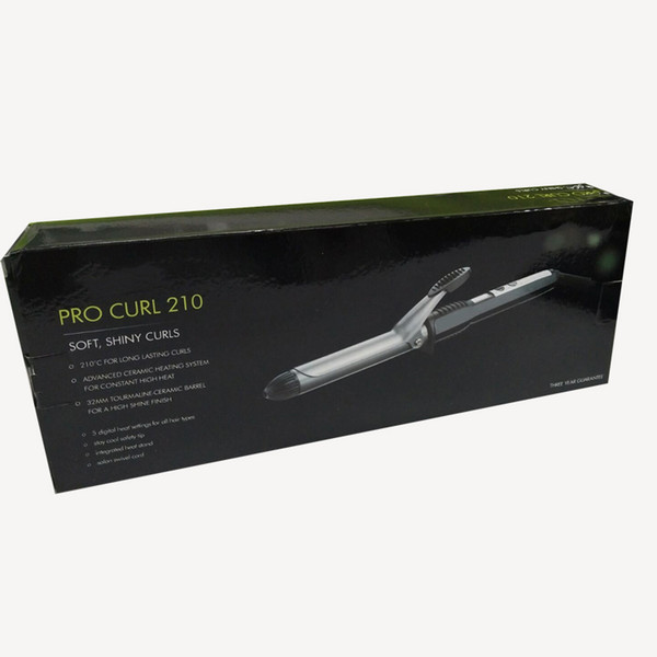 Hot Sale 2287BU Pro Curl 210 Ceramic Curling Curlers Tong Hair Styler Tourmaline Famous Brand DHL