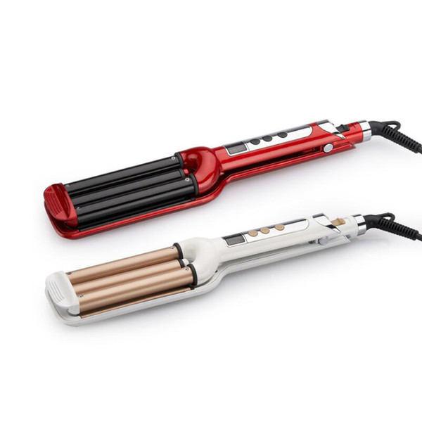 High Quality Professional 110-220V Hair Curling Iron Ceramic Triple Barrel Curler Hair Waver Styling Tools Styler ST2288