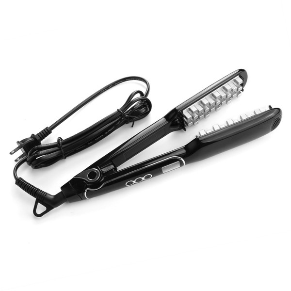 Professional New hair fluffy straight comb steam hair straightener Curling Irons splint Electronic Hair Curler Temperature Control