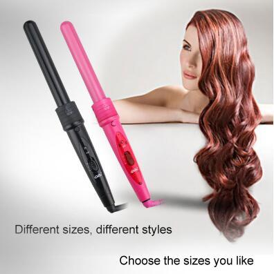 5 in 1 Curling Wand Set Hair Curling Hair Curling Iron Wand Hair Curler Roller 09-32mm Curler Wand EU US Plug CCA7117 10pcs