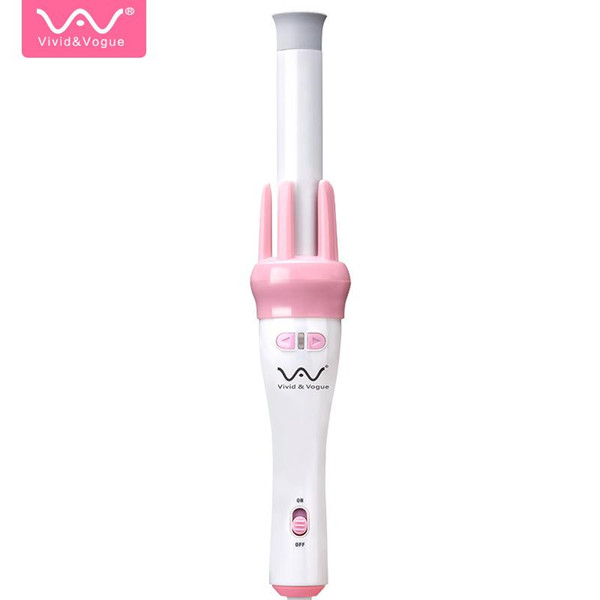 Trending Vivid&Vogue Ceramic Automatic Curling Iron US/EU/UK Plug Hair Curling Iron Instant Heat Wavy Curling Stick Hair Styling Tools DHL