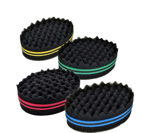 2018 Practical Wave Barber Sponge Hair Brush For Dreads Afro Locs Twist Curl Coil Hair