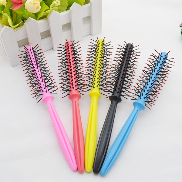 Manufacturers selling Korean special hair color plastic comb hair comb massage rolling spot wholesale