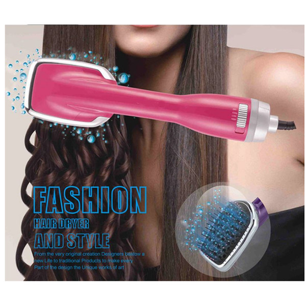 Multi-function household Blow Electric Hair Dryer Brush Multi Function Hot Air Brush Hair Curling Iron Rotating Hairdryer Comb