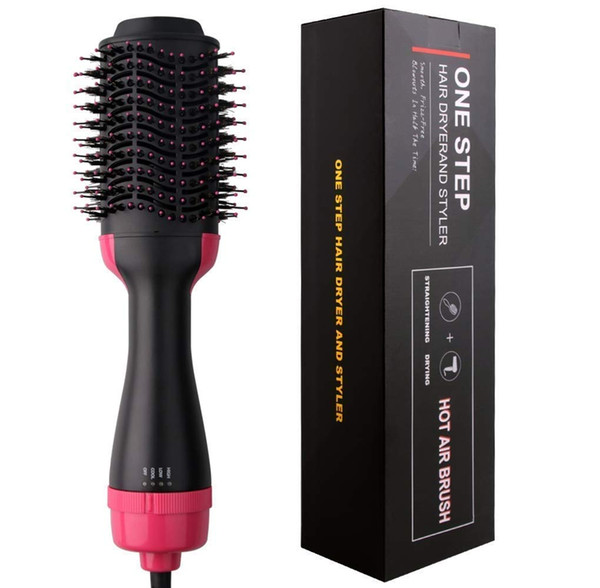 Professional Salon One-Step Hair Dryer & Blower Bursh For Volume and Soft Curls Hair Brush Dryer & Styler DHL free