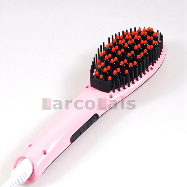 Electric Hair Straightener Comb with Automatic LCD Temperature Control Massager