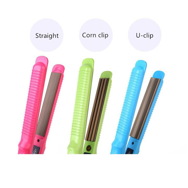 Curved do not hurt the air bangs buckle constant temperature straight curlers electric plywood corn clip straight