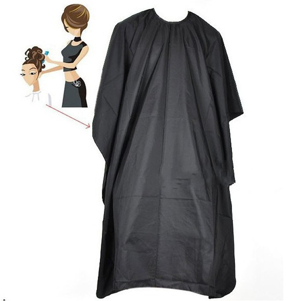 Hair Cutting Hairdressing Cloth Barbers Hairdresser Large Salon Adult Waterproof Cape Gown Wrap Black Hairdresser Cape Gown Wrap