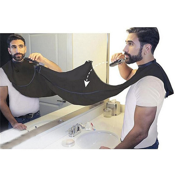 2017 Man Bathroom Beard Care Trimmer Hair Shave Apron Gown Robe Sink Styles Tool Bathroom Apron Waterproof Floral Bib Cloth