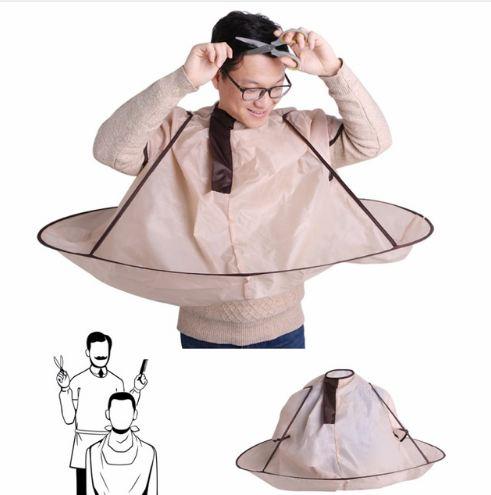 Foldable Hair Cutting Cloak Umbrella Cape Salon Barber For Adult Hair Styling