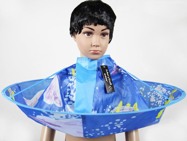 1PCS New Style Hair Cutting Cloak Umbrella Cape Salon Barber Hairdressing Gown Family For Adult (KIDS SIZE).