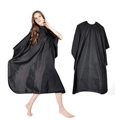 Black Salon Adult Hair Hairdressing Cutting Cape Barbers Shop Gown Cloth Cover Hair Cut Accessories Beauty Tool