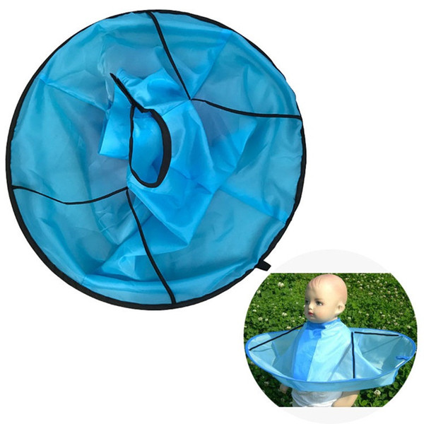 Foldable Hair Cutting Cloak Umbrella Cape Waterproof Haircut Gown Apron Adult Kids Children Barber Home Hair Styling Accessory