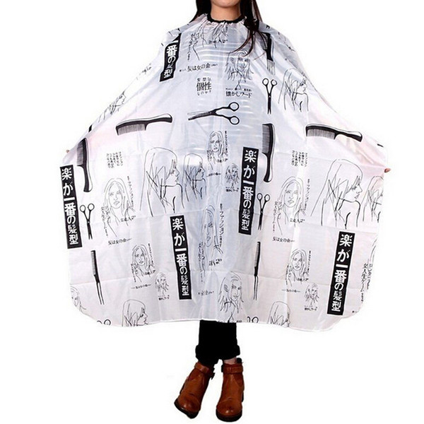 Sketch Hairdressing Hair Cutting cape Salon Hairstylist Nylon Waterproof Gown Cape Cloth Hairdresser Barber Capes Tools