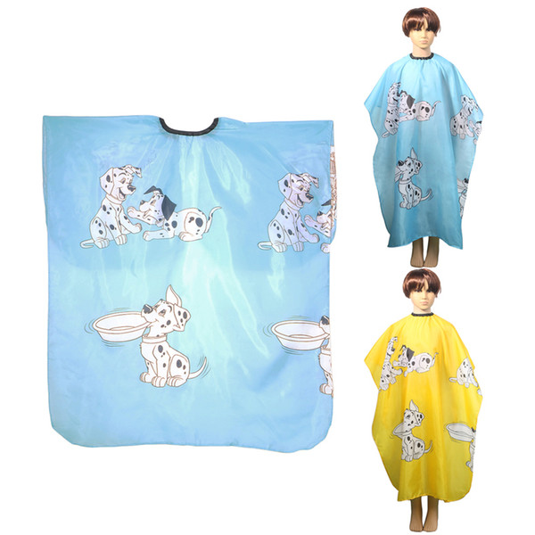 Kids Children Cartoon Dressing Cape Hair Cut Cloth Salon Gown Cover Barber Hairdresser Hair Styling Tools Waterproof Polyester