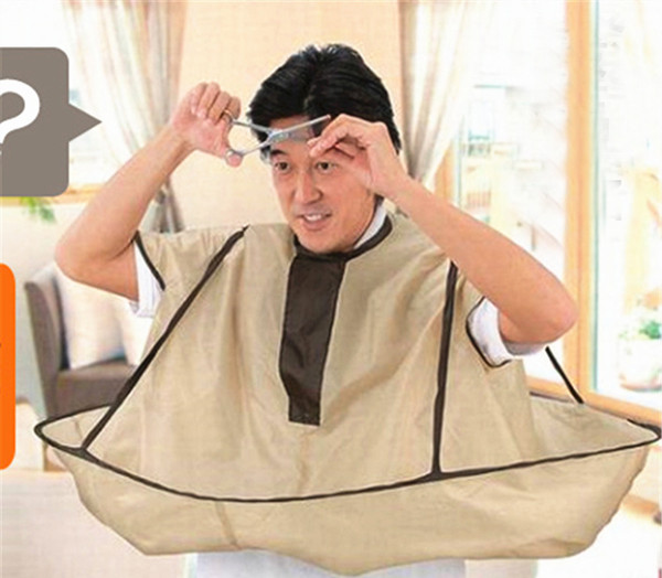 New Style Hair Cutting Cloak Umbrella Cape Water Proof Salon Barber Hairdressing Gown Family Free Shipping.