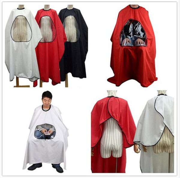 100pcs 4 colors Professional Salon Barber cape Hairdresser Hair Cutting Gown cape Waterproof Cloth for barber Apron X101