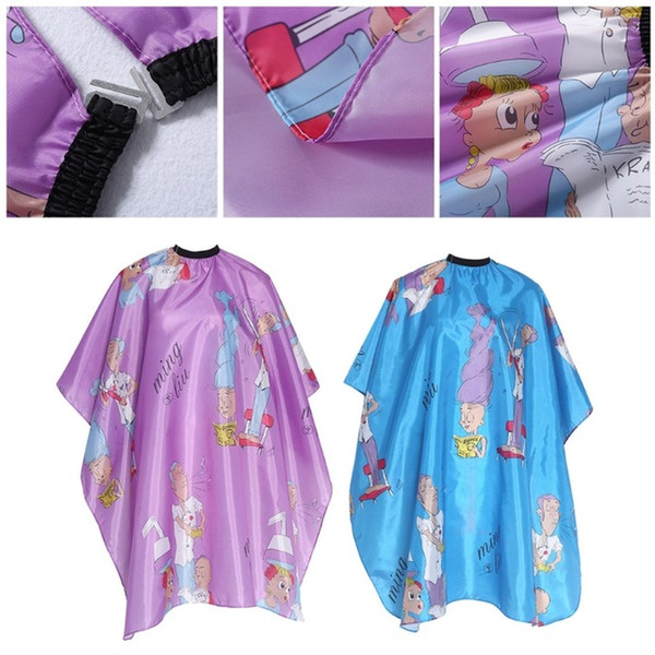 Professional Children Hair Cutting Cape Colorful Barber Cloth Kid Lover Character Salon Waterproof Hairdressing Gown Capes for baby boy girl