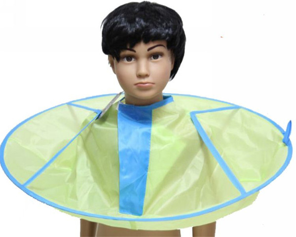 Child Kid Hair Cutting Cape Gown Hairdresser Bib Barber Cloak Styling Salon Waterproof Foldable Will Shiped ASAP