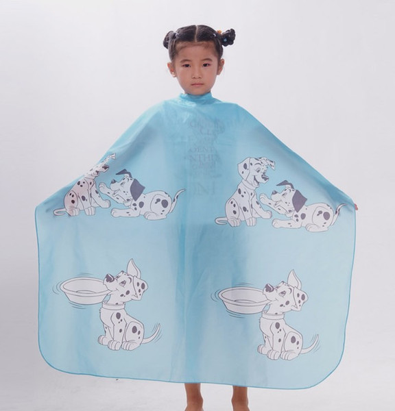 wholesale Blue color Hair Cut Cutting Salon Stylist Cape Nylon Barber Cloth for children
