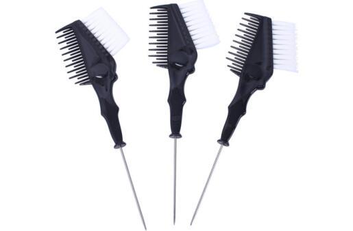 plastic hair-dyeing Hair Color Dye Comb Brushes Hairdressing Color Styling Tools