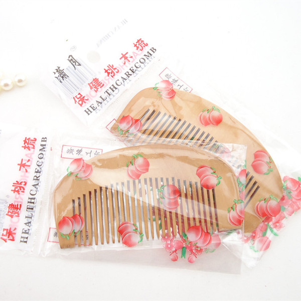 Wood comb natural wood comb antistatic wood comb suitable for small gifts