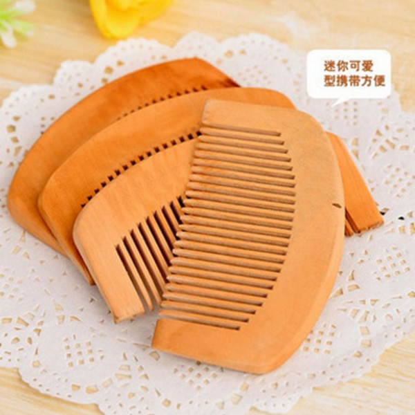 Wooden comb anti-static solid wood small pocket massage scalp Comb Walnut Comb