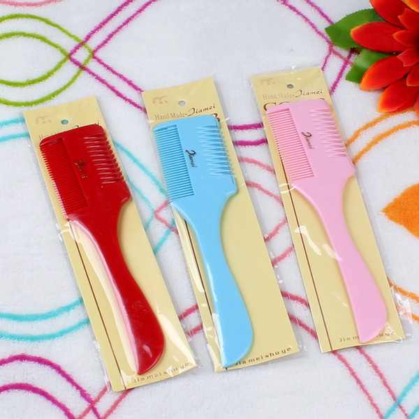 Factory direct sales hairdressing tools combs double-sided knife hairdressing combs combing combers for daily sale