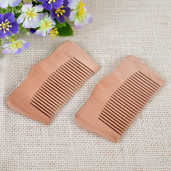 Health care peach anti-static small comb wood comb wholesale small gift gifts