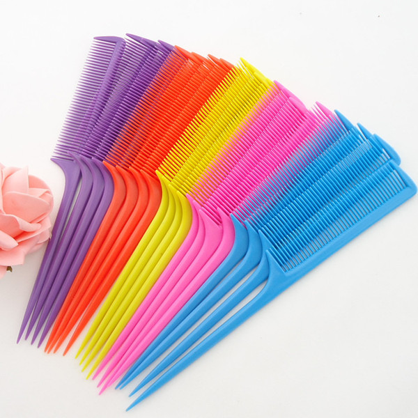 Pointed tail comb, plastic makeup hair , gift article, small