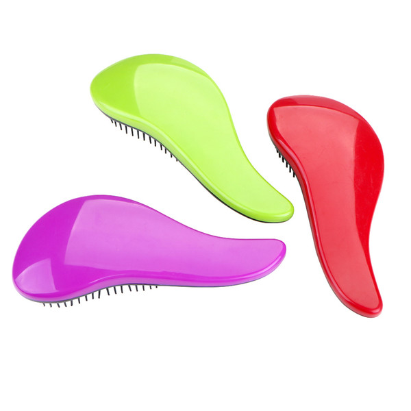 2017 Best selling and colorful Magic Detangling Handle Tangle Shower Hair Brush Comb Salon hair Styling Tool